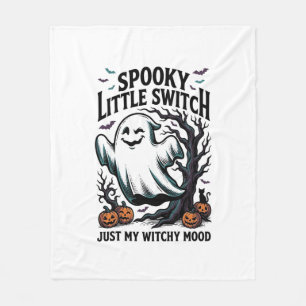 Couverture Polaire Chemise de sorcière d'Halloween Design d'humour de