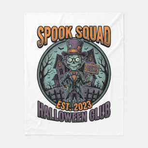 Couverture Polaire Chemise de zombie Halloween drôle de Spook Squad g