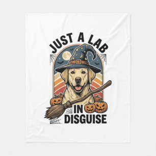 Couverture Polaire Chemise d'Halloween pour Labrador Vintage Sorcière