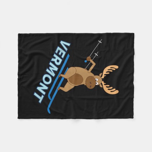 Couverture Polaire Chemise d'hiver de l'orignal du Vermont _ Vt (Devant (Horizontal))