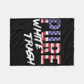 Couverture Polaire Chemise drôle de Redneck (Devant (Horizontal))