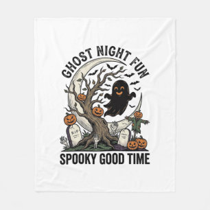Couverture Polaire Chemise fantôme Halloween Design fun cimetière vin