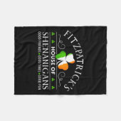 Couverture Polaire Chemise Fitzpatrick Maison Des Shenanigans St-Patr (Devant (Horizontal))