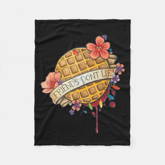 Couverture Polaire Chemise Friends Dont Lie (Devant)