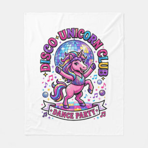 Couverture Polaire Chemise graphique du club de disco licorne Commerc