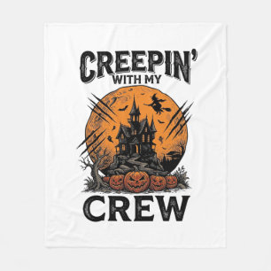 Couverture Polaire Chemise Halloween Maison Hantée Creepin With My Cr