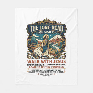 Couverture Polaire Chemise Jésus Camionneur Long Trajet Inspirante Fa