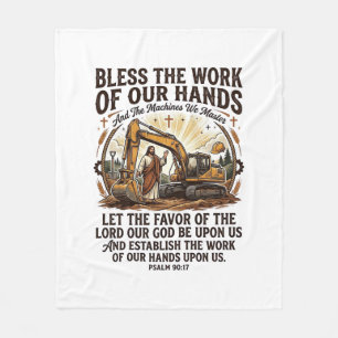 Couverture Polaire Chemise Jésus Mécanicien Diesel Équipement Lourd F