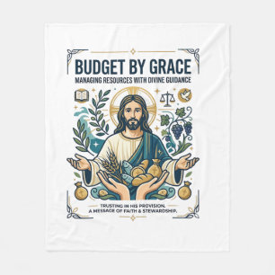 Couverture Polaire Chemise Jésus Paix Financière Voyage Sans Dette Ch