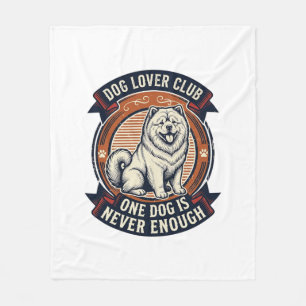 Couverture Polaire Chemise pour chien Chow Chow Un chien n'est jamais