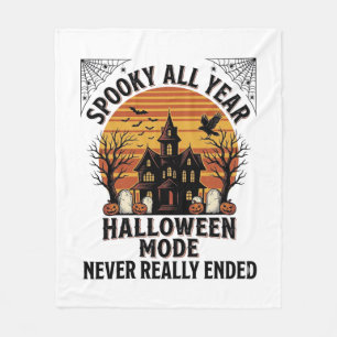 Couverture Polaire Chemise rétro Halloween pour les amateurs de saiso