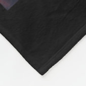 Couverture Polaire Chemise Solaire 2024 Eclipse portant des lunettes (Coin)