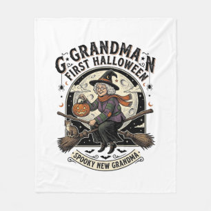 Couverture Polaire Chemise sorcière vintage Halloween de grand-mère e