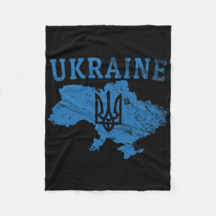 Couverture Polaire Chemise Ukraine Ukrainien Tryzub Patriotique de So