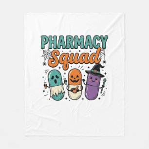 Couverture Polaire Chemise vectorielle vintage de la brigade de pharm