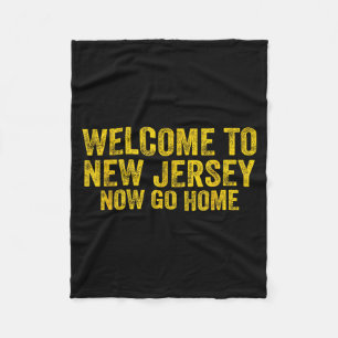 Couverture Polaire Chemise Vintage Bienvenue dans le New Jersey Maint