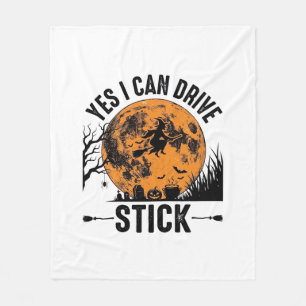 Couverture Polaire Chemise Vintage de Sorcière Drôle d'Halloween Cond