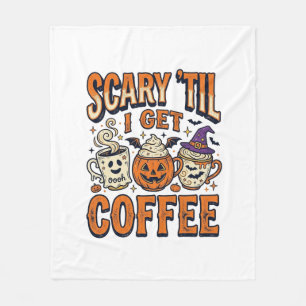 Couverture Polaire Chemise vintage Halloween Café Épouvantable jusqu'