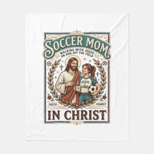 Couverture Polaire Chemise Vintage Jésus Volleyball Softball Football