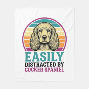 Couverture Polaire Chemise vintage pour chien Cocker Spaniel facileme