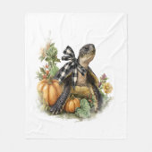 Couverture Polaire Chemises de mer Animaux Citrouille d'automne (Devant)