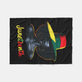 Couverture Polaire Chemises Juneteenth Femmes (Devant (Horizontal))