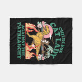 Couverture Polaire Chemises Lady Chat Enfant Mignonnes Rétro Contre L (Devant (Horizontal))