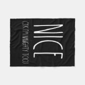 Couverture Polaire Chemises Naughty And Nice Couples Pour Noël Jk N (Devant (Horizontal))