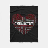Couverture Polaire Chemist Valentines Day Gift Science Chemistry  (Devant)