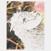 Couverture Polaire CHÈQUE | Bubblegum Baby Angora Chèvre par GetYerGo (Devant)