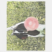 Couverture Polaire CHÈQUE | Bubblegum Boer Kid Goat par GetYerGoat™ (Devant)