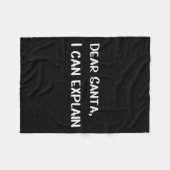 Couverture Polaire Cher Père Noël1 (Devant (Horizontal))