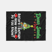 Couverture Polaire Cher Père Noël Avant D'Expliquer Combien Vous Save (Devant (Horizontal))