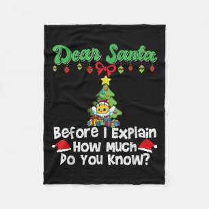 Couverture Polaire Cher Père Noël Avant D'Expliquer Combien Vous Save
