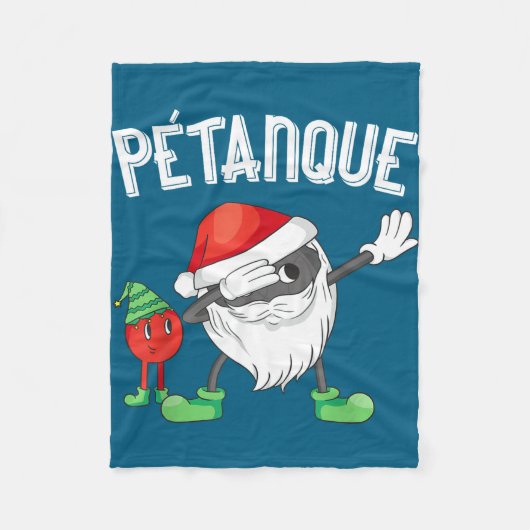 Couverture Polaire Cher Père Noël C'est La Faute De Mes Collègues Drô (Devant)