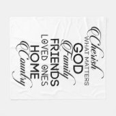 Couverture Polaire Chercher ce qui compte (Devant (Horizontal))