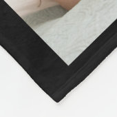 Couverture Polaire Chercher chaque instant photo Collage noir (Coin)