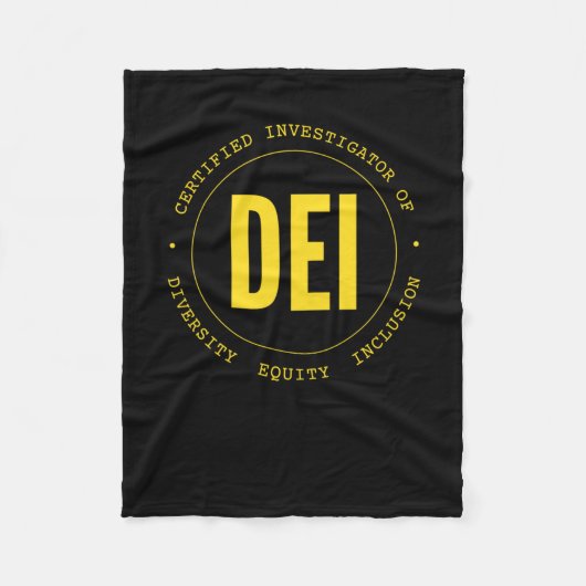 Couverture Polaire Chercheur Certifié De Dei Diversity Equity Inc (Devant)