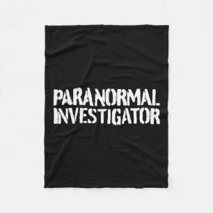Couverture Polaire Chercheur paranormal Fantômes de chasse paranormal