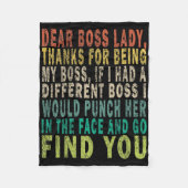 Couverture Polaire Chère dame du patron (Devant)