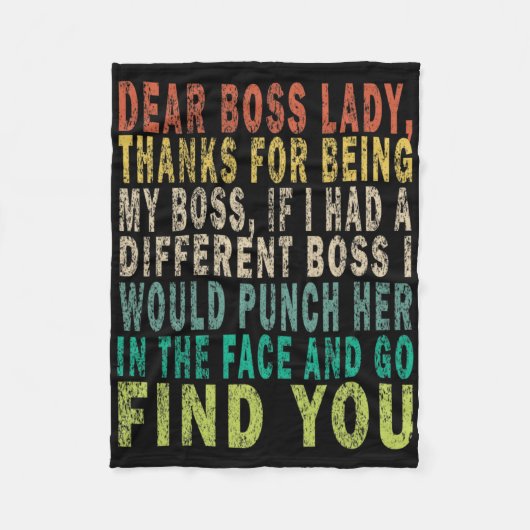 Couverture Polaire Chère dame du patron (Devant)