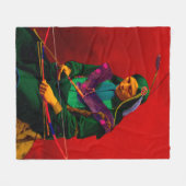 Couverture Polaire Cherokee Native American Pop Art Fleece Blanket (Devant (Horizontal))