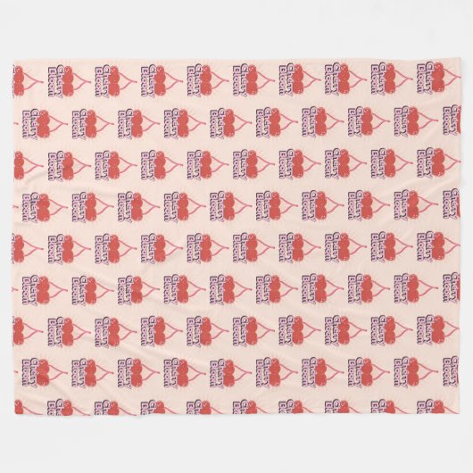 Couverture Polaire Cherry Bloom Fleece Blanket (Devant (Horizontal))