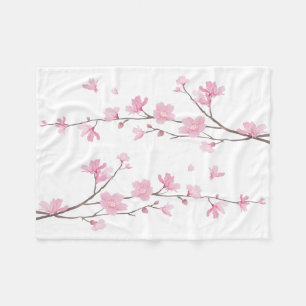Couverture Polaire Cherry Blossom - Arrière - plan transparent