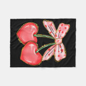 Couverture Polaire Cherry Et Coquette Je T'Aime Cherry Beaucoup Valen (Devant (Horizontal))