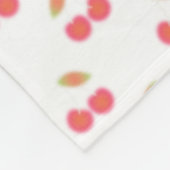 Couverture Polaire Cherry Motif Design (Coin)