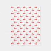 Couverture Polaire Cherry Motif Design (Devant)