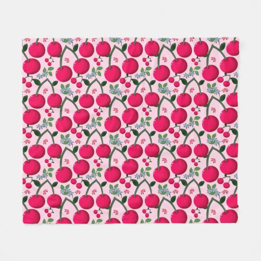 Couverture Polaire Cherry pattern  (Devant (Horizontal))