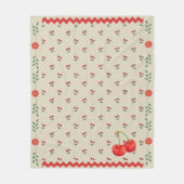 Couverture Polaire Cherry Zig Zag (Devant)