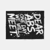 Couverture Polaire Chers Abs Peut-Être Qu'Un Jour Nous Rencontrerons  (Devant (Horizontal))